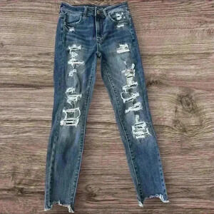 American Eagle Next Level Stretch Hi Rose jegging crop size 4 regular